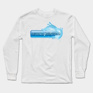 Gradient border with a splash Long Sleeve T-Shirt